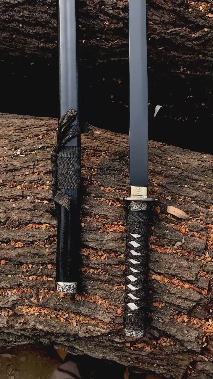 Black katana
